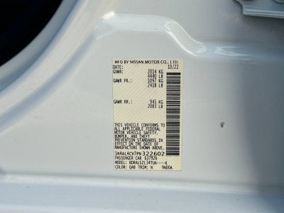 2023 Nissan Altima 2.0 SR