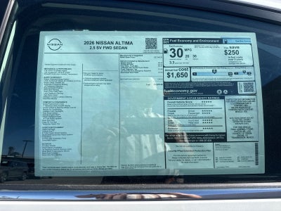2026 Nissan Altima 2.5 SV