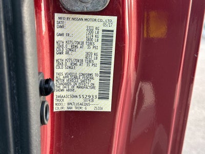 2017 Nissan Titan PRO-4X