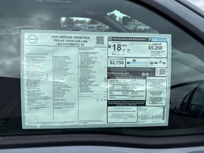 2026 Nissan Frontier PRO-4X