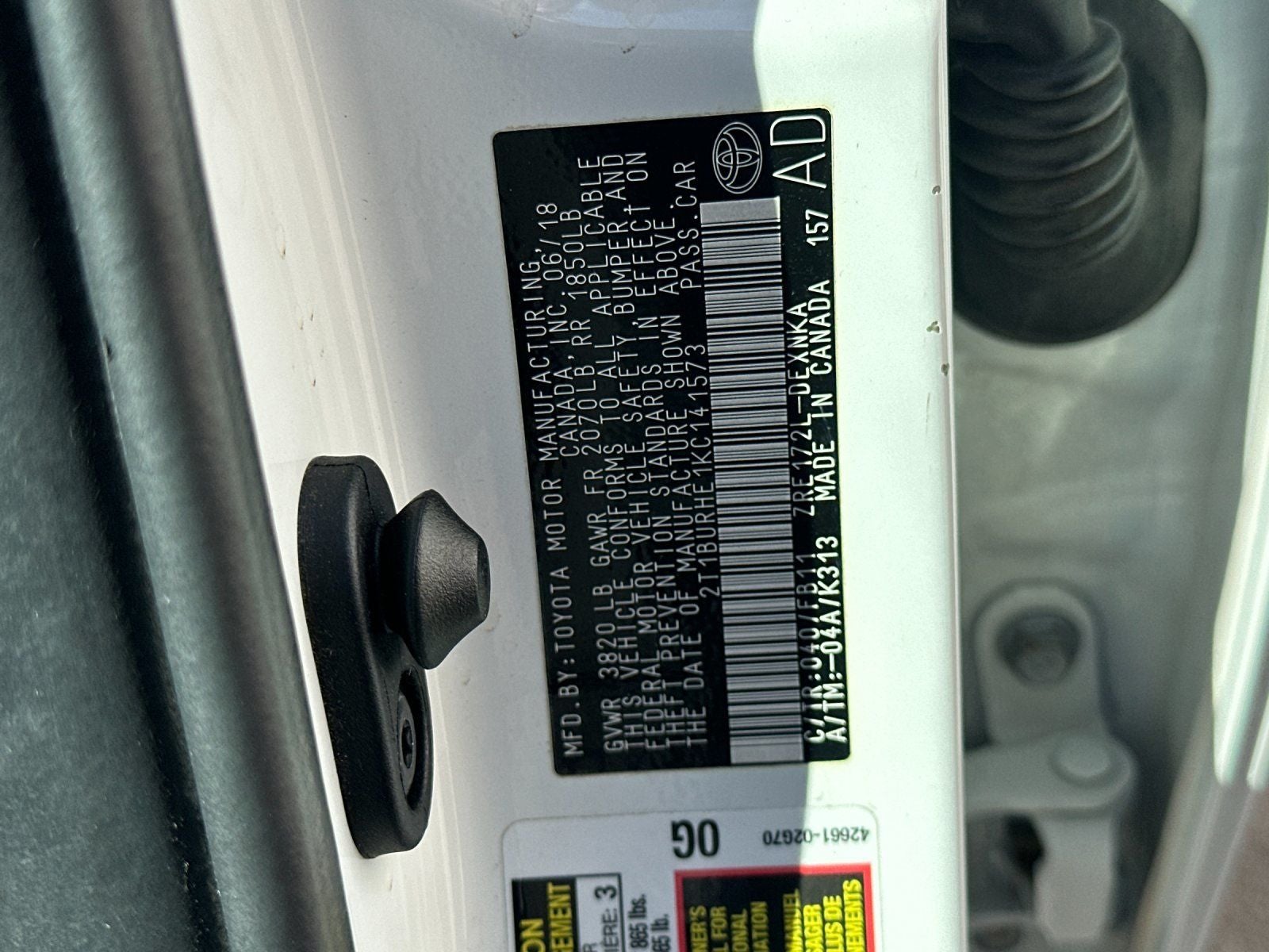 2019 Toyota Corolla LE