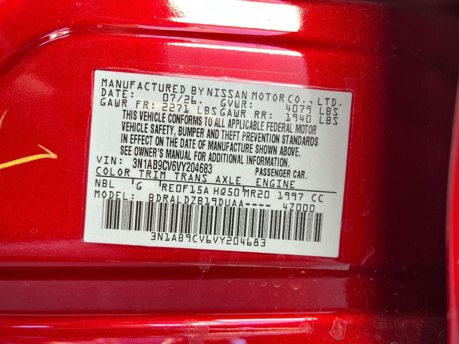 2027 Nissan Sentra SV