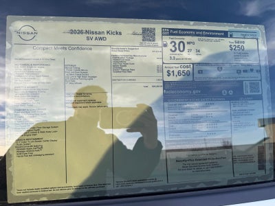 2026 Nissan Kicks SV