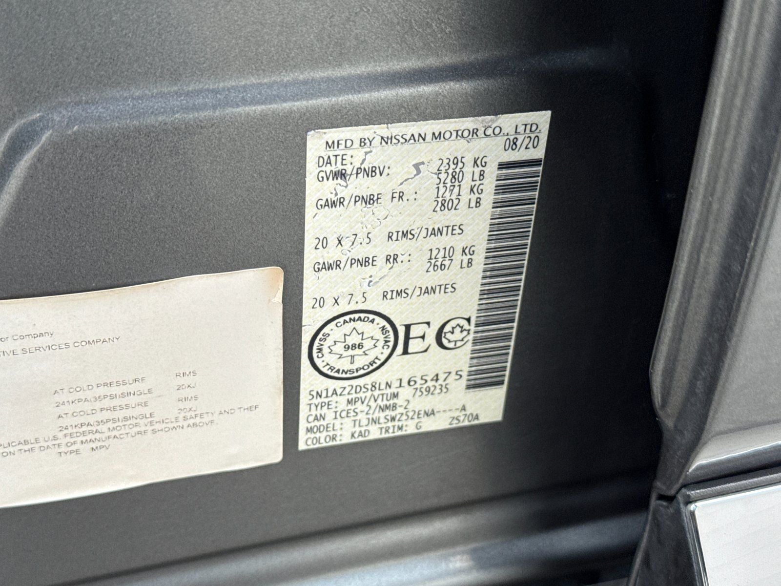 2020 Nissan Murano Platinum