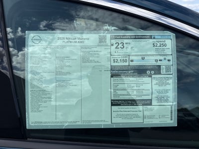 2026 Nissan Murano Platinum