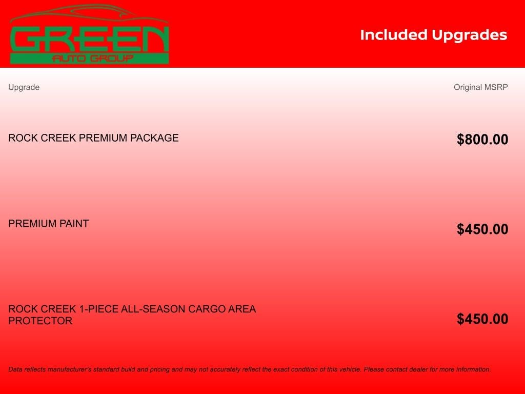 2026 Nissan Rogue Rock Creek