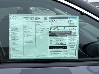 2026 Nissan Rogue Rock Creek