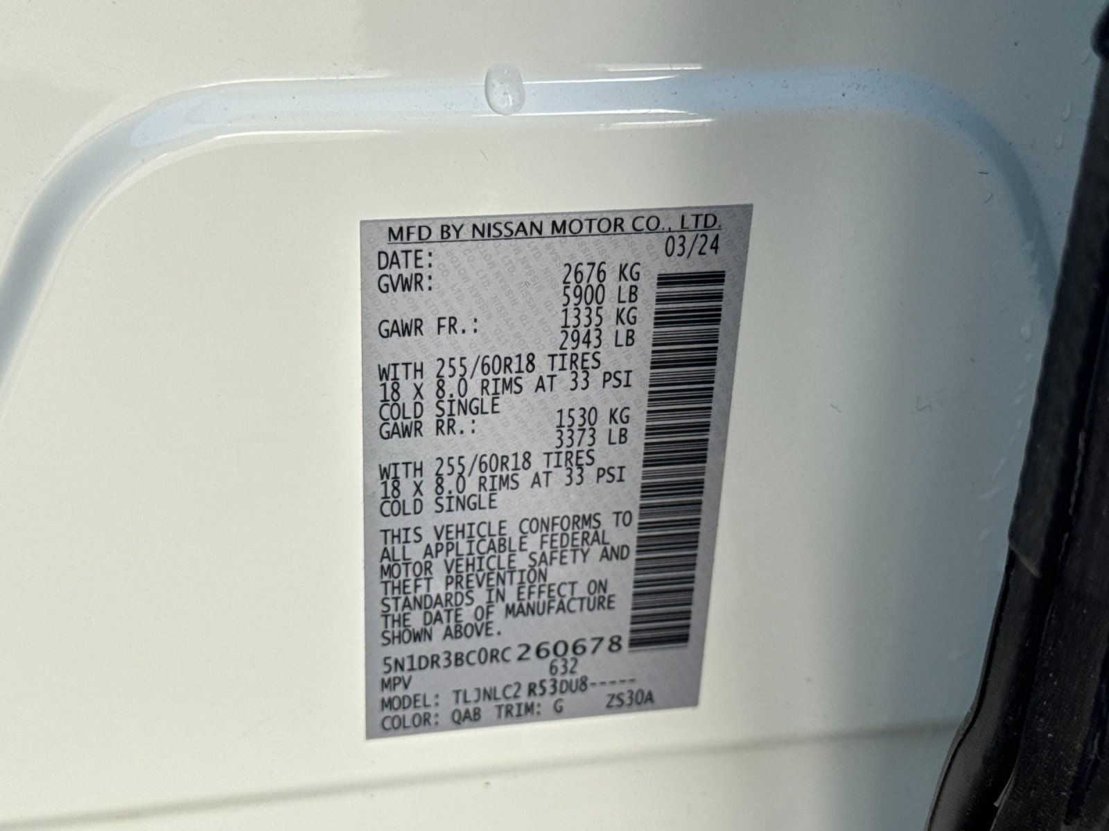 2024 Nissan Pathfinder SV