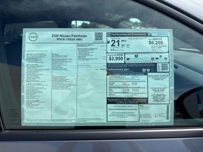 2026 Nissan Pathfinder Rock Creek