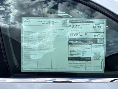 2026 Nissan Pathfinder Platinum