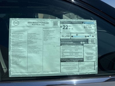 2026 Nissan Pathfinder Platinum