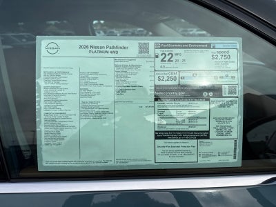 2026 Nissan Pathfinder Platinum