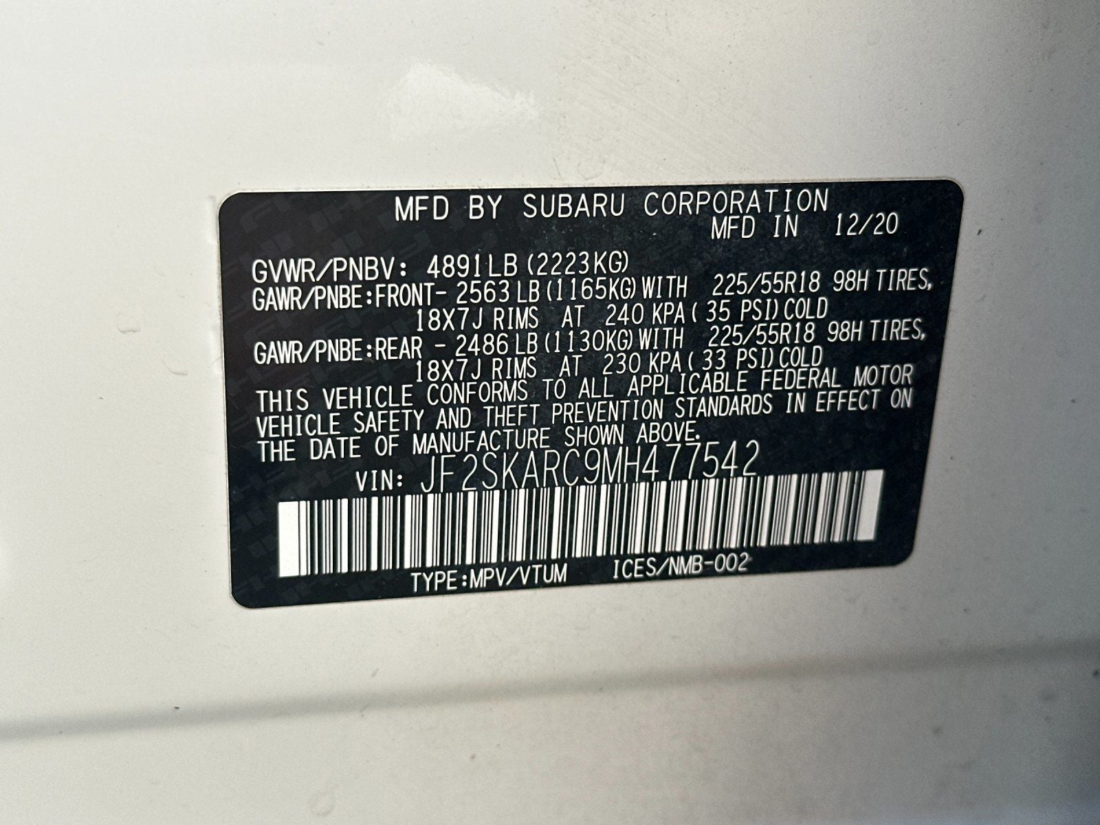 2021 Subaru Forester Sport
