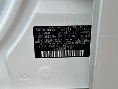 2021 Hyundai Sonata Hybrid SEL