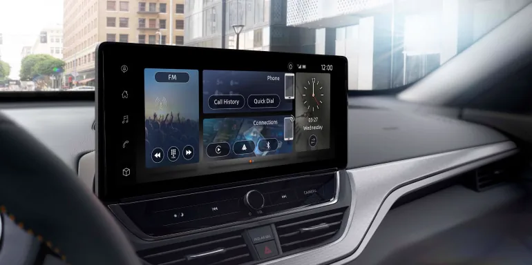 2027 Nissan Altima sedan 12.3-inch HD touch-screen display at Rob Green Nissan in Twin Falls ID