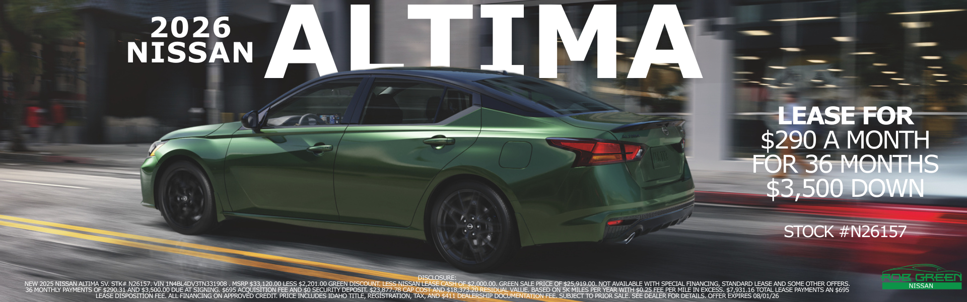 2026 Nissan Altima 